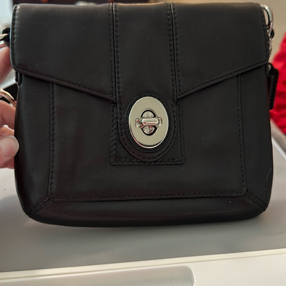 Gently Used Coach Peyton Crossbody Black Leather